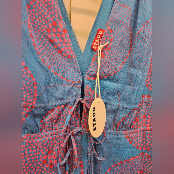 NWT STAUD Midi Shelby Dress - Picture 6 of 12